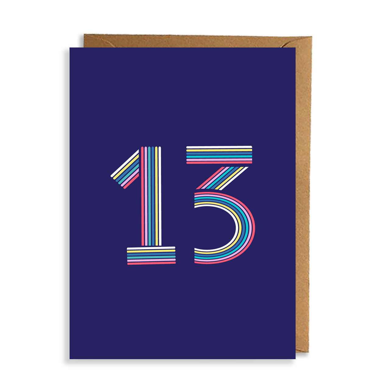 13th Birthday card Rainbow.jpg