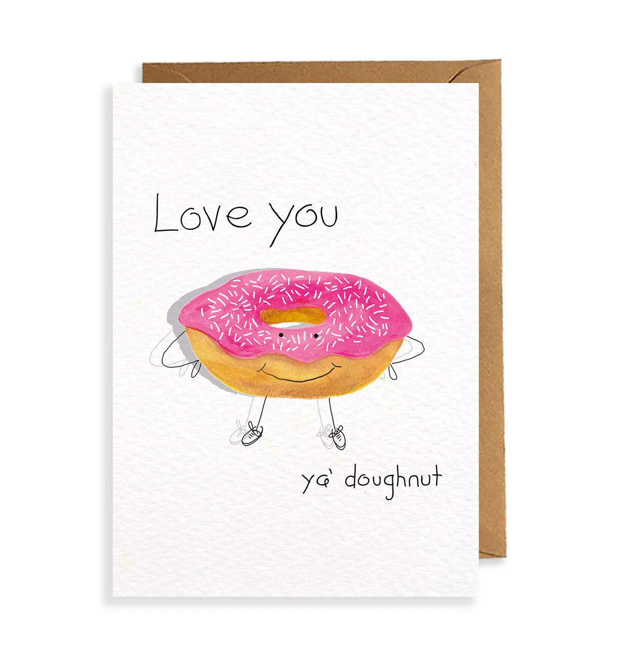 Love You Ya Doughnut Funny Valentine Card.jpg