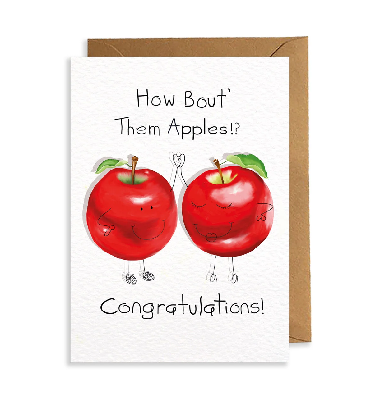 How Bout' Them Apples, Congratulations Card