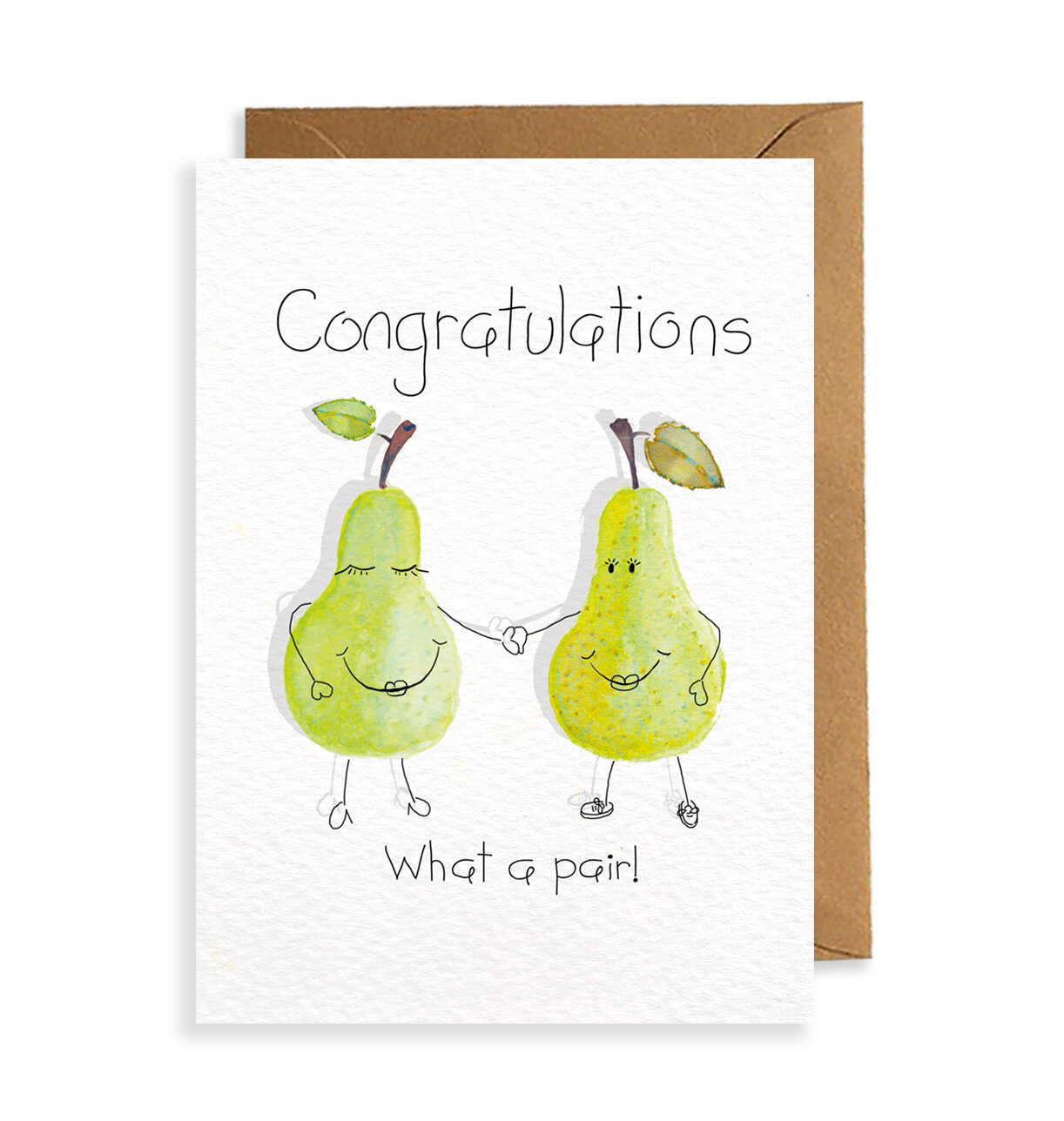 Congratulations card what a pair ladies.jpg