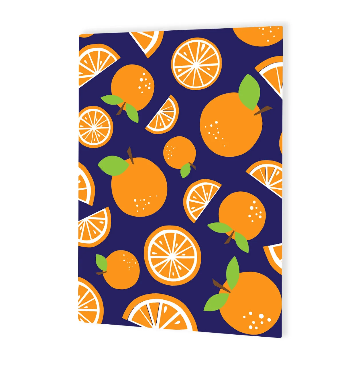 A6 Cute Orange Fruit Print Notebook