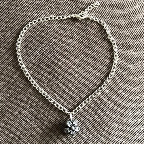 Flower Charm Anklet