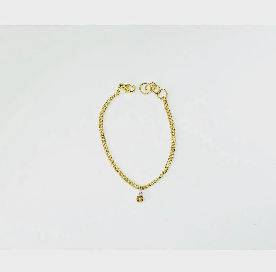 Gold November Birthstone Bracelet