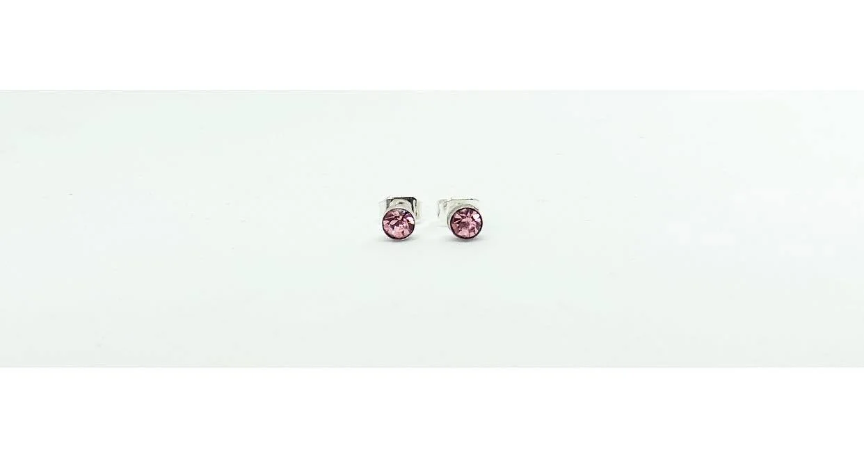 October Rhinestone Studs