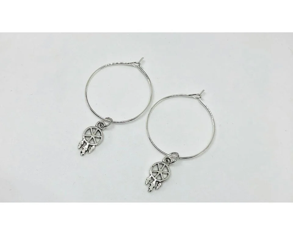 Silver Dream Catchers