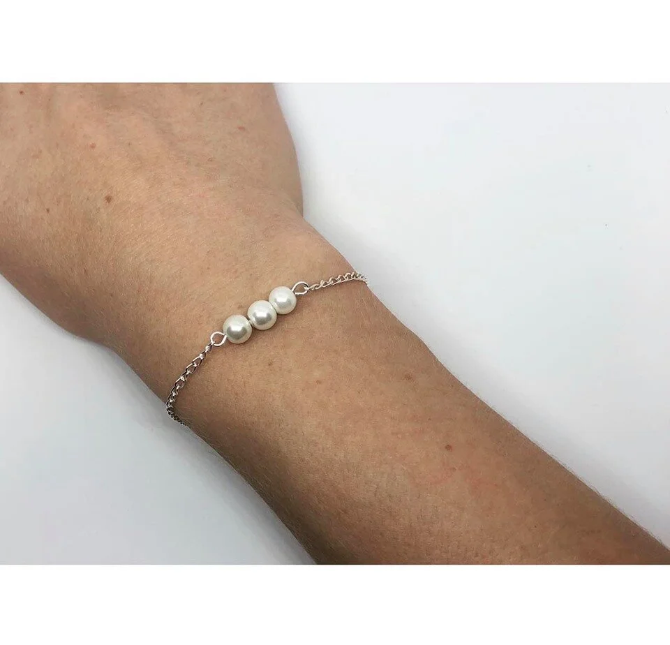 Trio of Pearls Bracelet