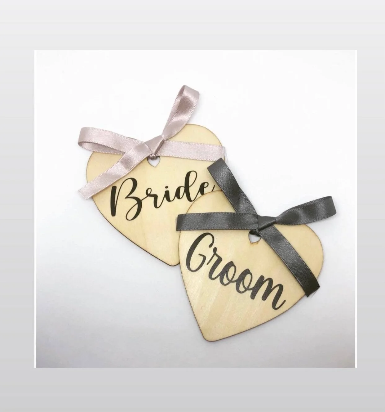 Name Places - Wooden Hearts Personalised