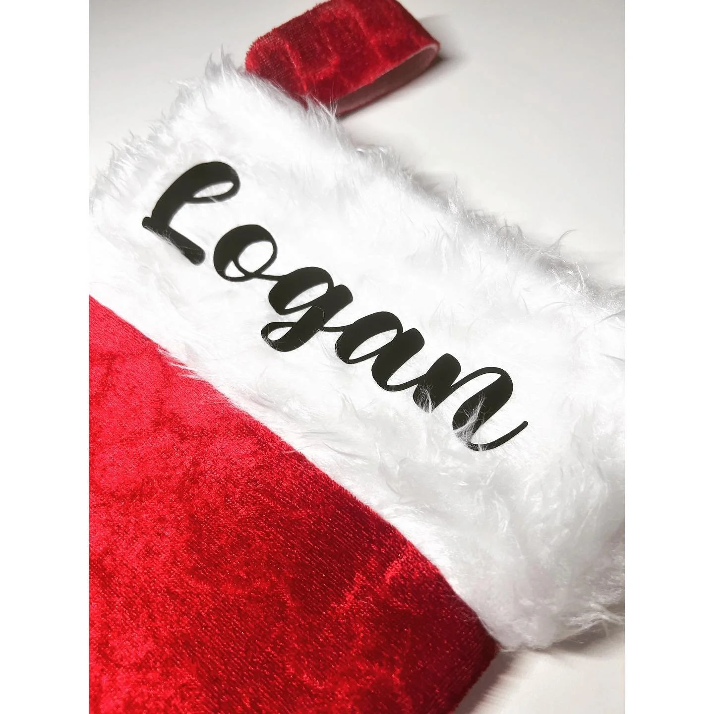 large christmas stocking personalised with a name of choice fluffy white and red.jpg