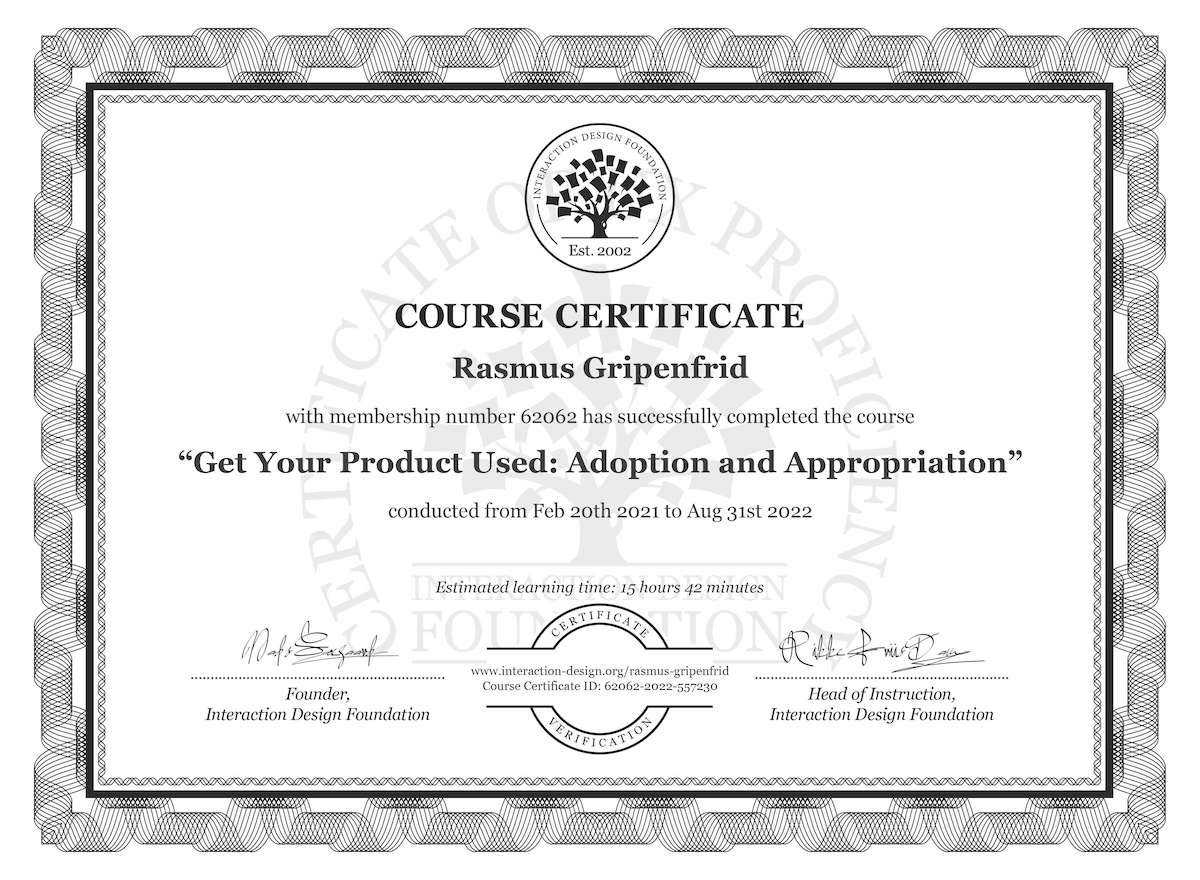 Get Your Product Used: Adoption and Appropriation
