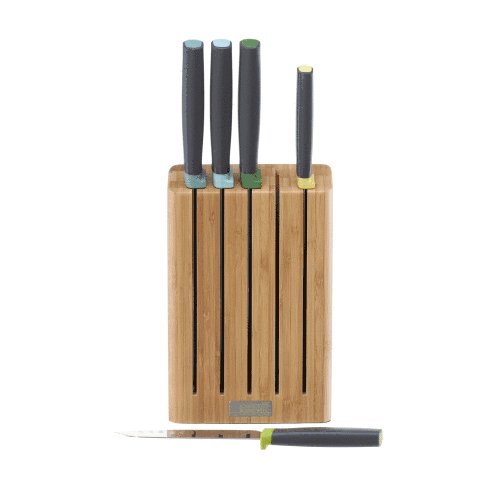 JJ Bamboo Knife Block 