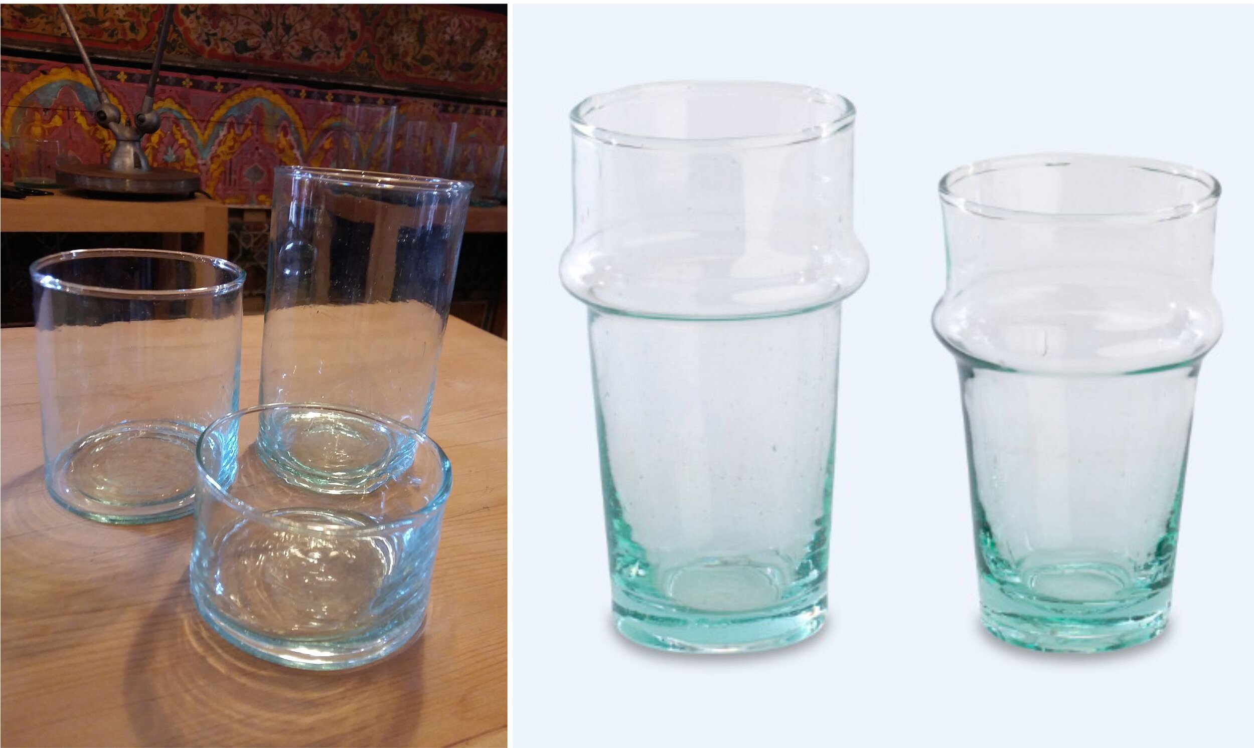 Recycled Meduim glass / Tea Glass