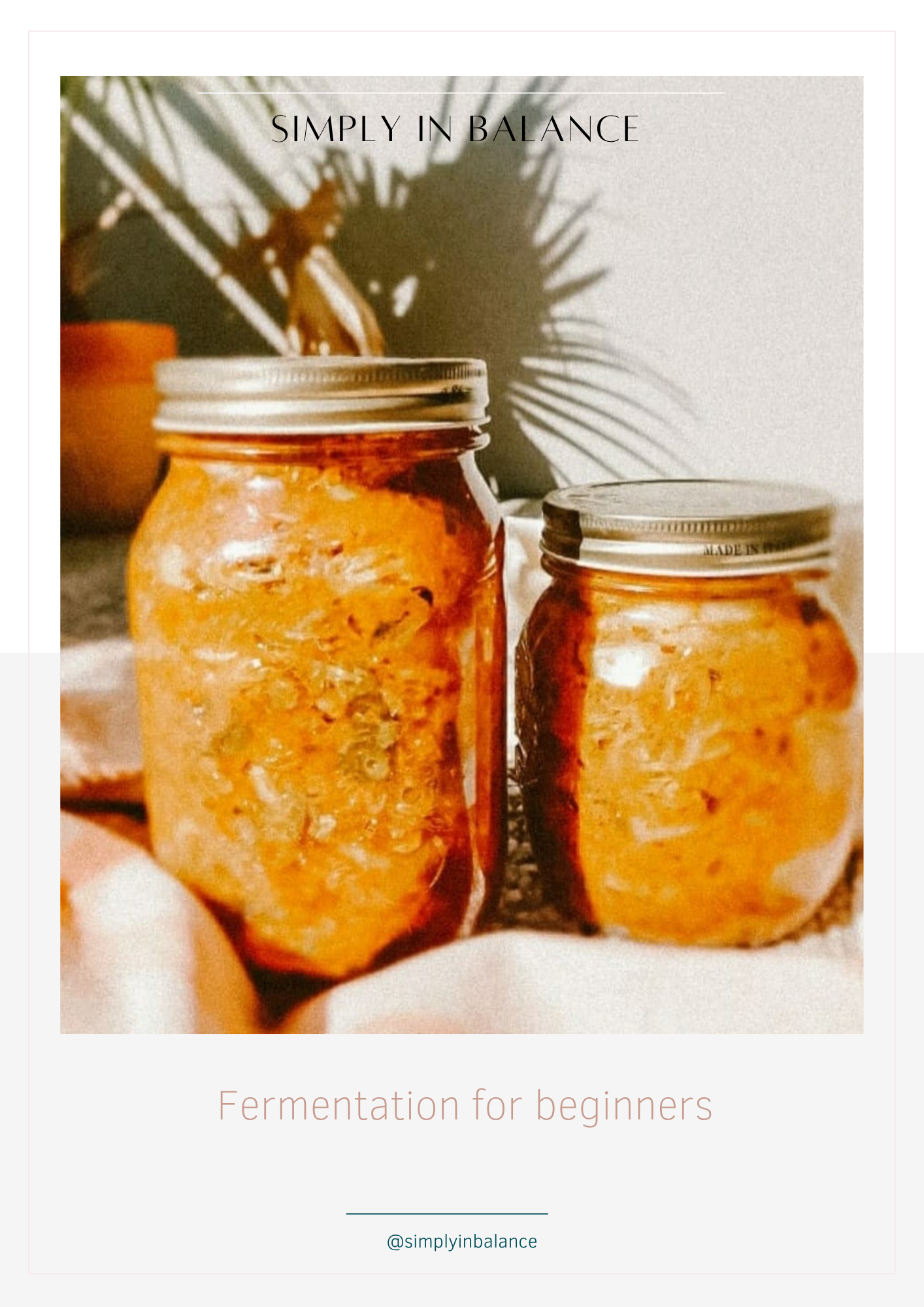 Ferment & Nourish - your beginner’s guide to fermenting vegetables at home