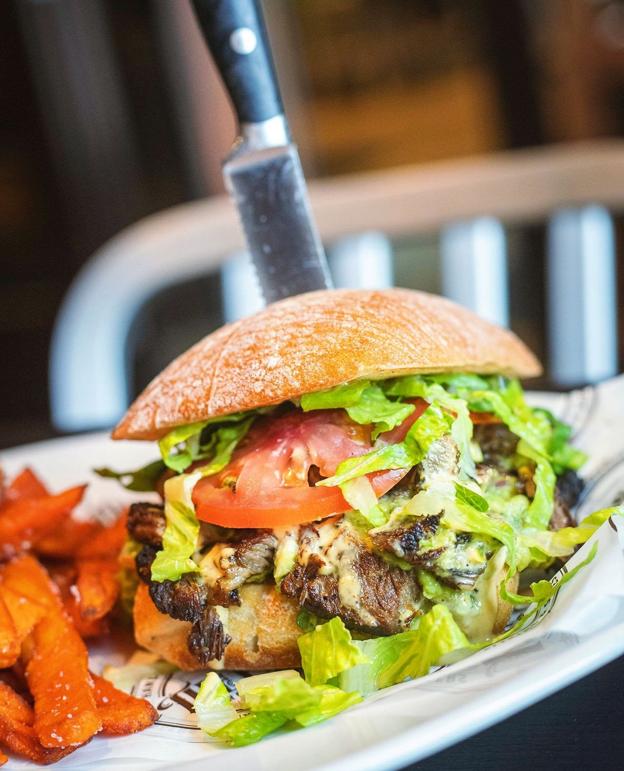 &iexcl;Sanigua! Chef's short rib chimi is looking like the move this week. ⁠
⁠
&quot;The Guatemalan&quot; &ndash; chimichurri, short rib, KMM sauce, guacamole, shredded lettuce, tomato, ciabatta bun⁠
⁠
Now in Worcester for a limited time!