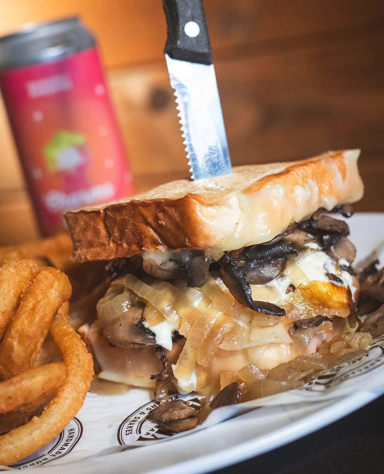 3 swings. 3 home runs. New specials today in Marlborough!⁠
⁠
TRUFFLE MELT BURGER⁠
wagyu beef patty, fontina cheese, grilled onions, saut&eacute;ed mushrooms, prosciutto, arugula, and truffle garlic aioli⁠
⁠
GINGER FIRE BOWL⁠
seared jumbo shrimp, garl
