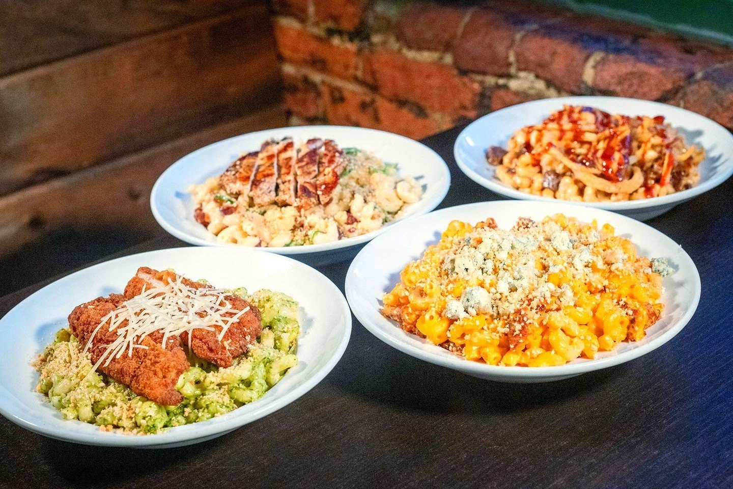 Mac Madness is in full swing&hellip;bold, indulgent, and built to steal the spotlight. No brackets here&hellip; just straight comfort food domination.⁠
Come try them before they&rsquo;re gone.⁠
⁠
Buffalo Chicken &ndash; crispy Buffalo chicken, blue c