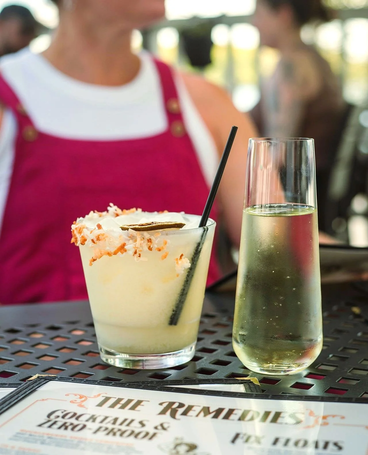 A cocktail, a little Prosecco, and dinner outside at The Fix Marlborough > pretty much any other plan.⁠
⁠
Patio dining is on. We&rsquo;ll save you a seat.