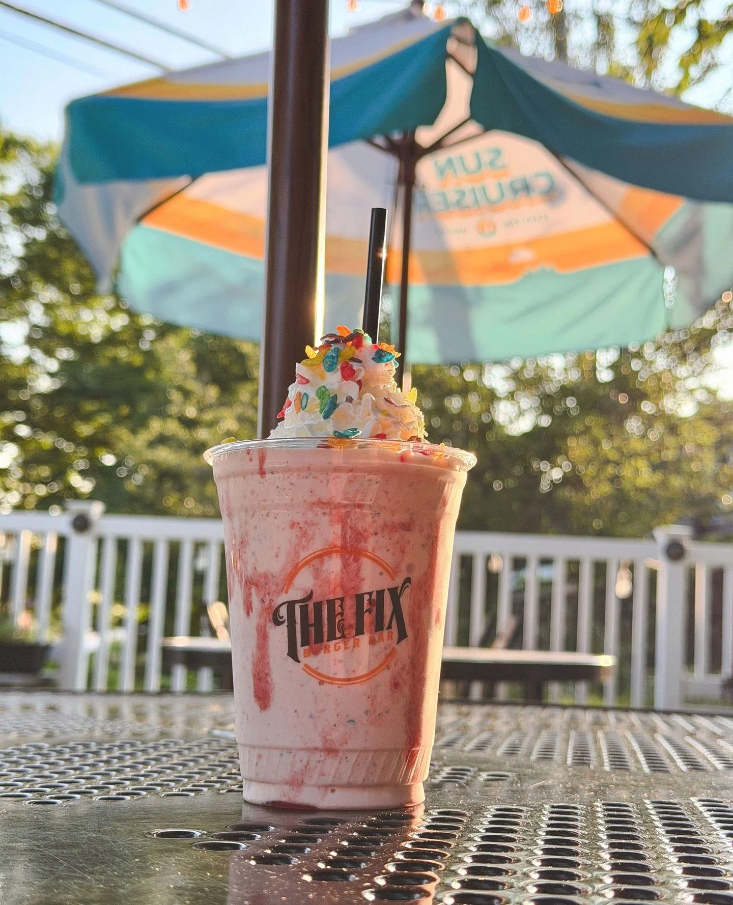 Cartoons on the TV. A giant bowl of Fruity Pebbles. Not a single responsibility in sight.⁠
⁠
We can't bring back the cartoons, but we can bring back the flavor.⁠
⁠
Our Fruity Pebbles Smash Shake is available for a limited time at The Fix Marlborough.