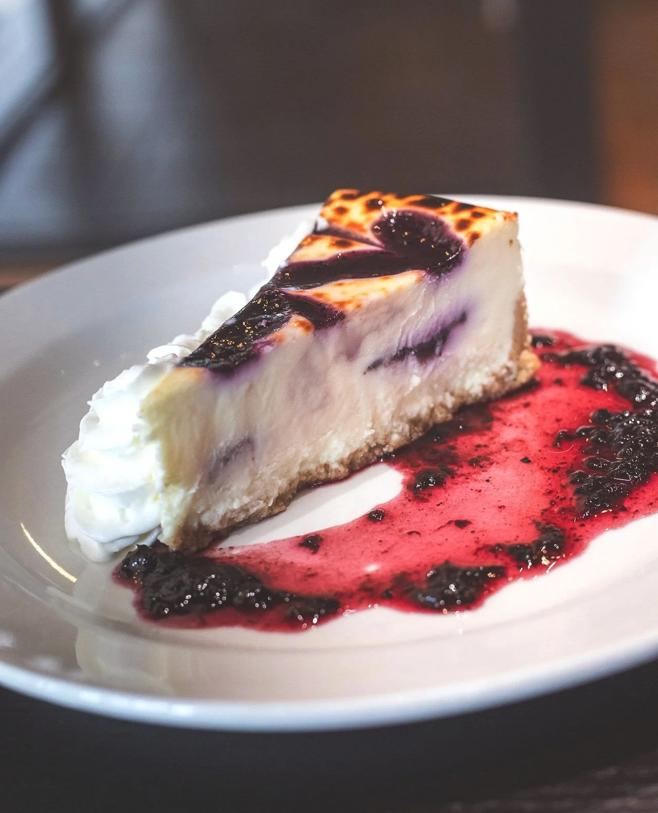 Burgers first. Cheesecake after. That&rsquo;s the rule.⁠
⁠
Save room for our Blueberry White Chocolate Cheesecake&mdash;finished with blueberry coulis and whipped cream. Rich, creamy, and exactly how your trip to The Fix should end.