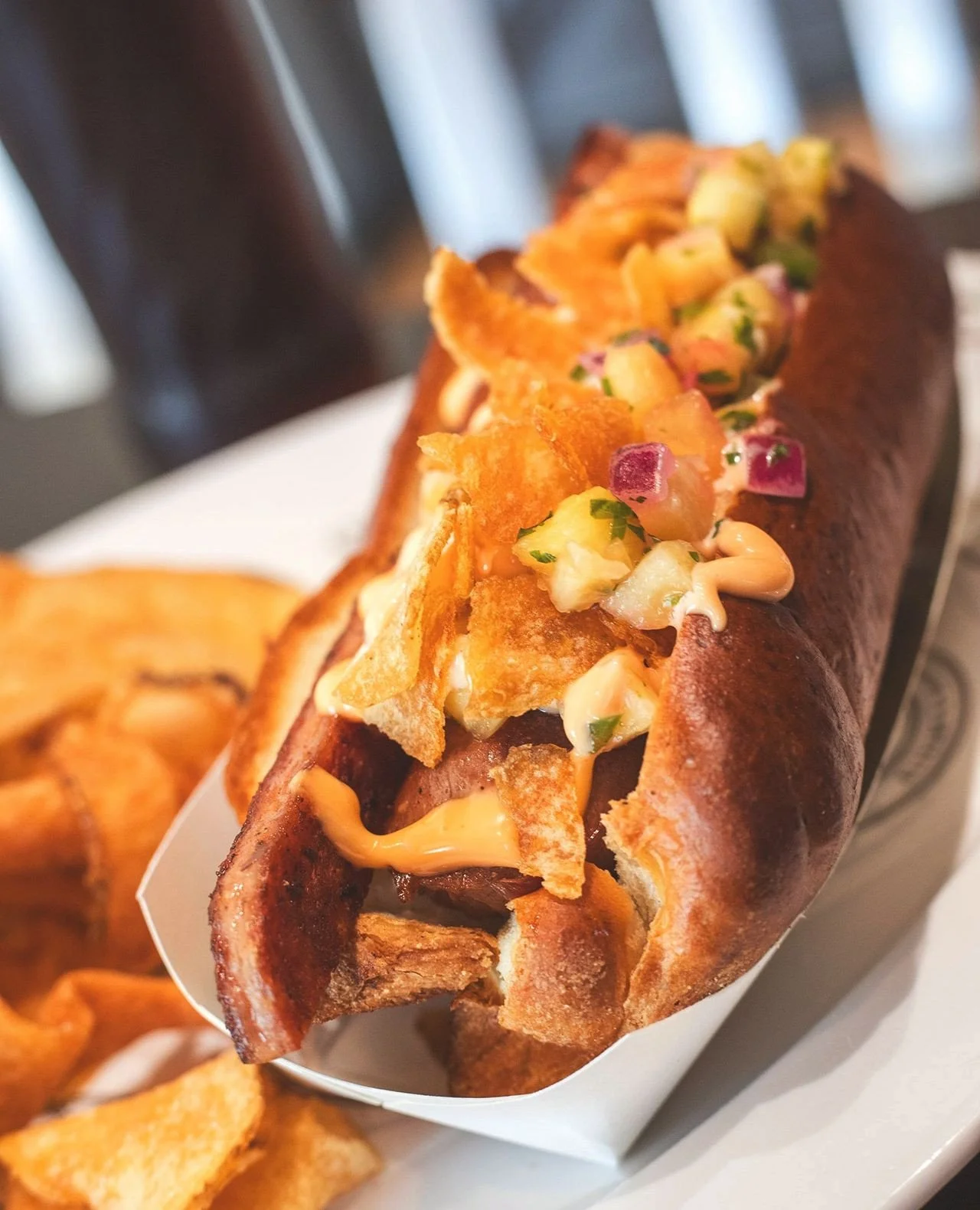 Wagyu Weiners available ALL DAY today at The Fix Worcester for dine-in or takeout. And if the craving hits any other day of the week, you can grab them every day for takeout from The QuickFix next door! ⁠
⁠
#weinermaxxing⁠
⁠
🌭 The Hawaiian &mdash; G