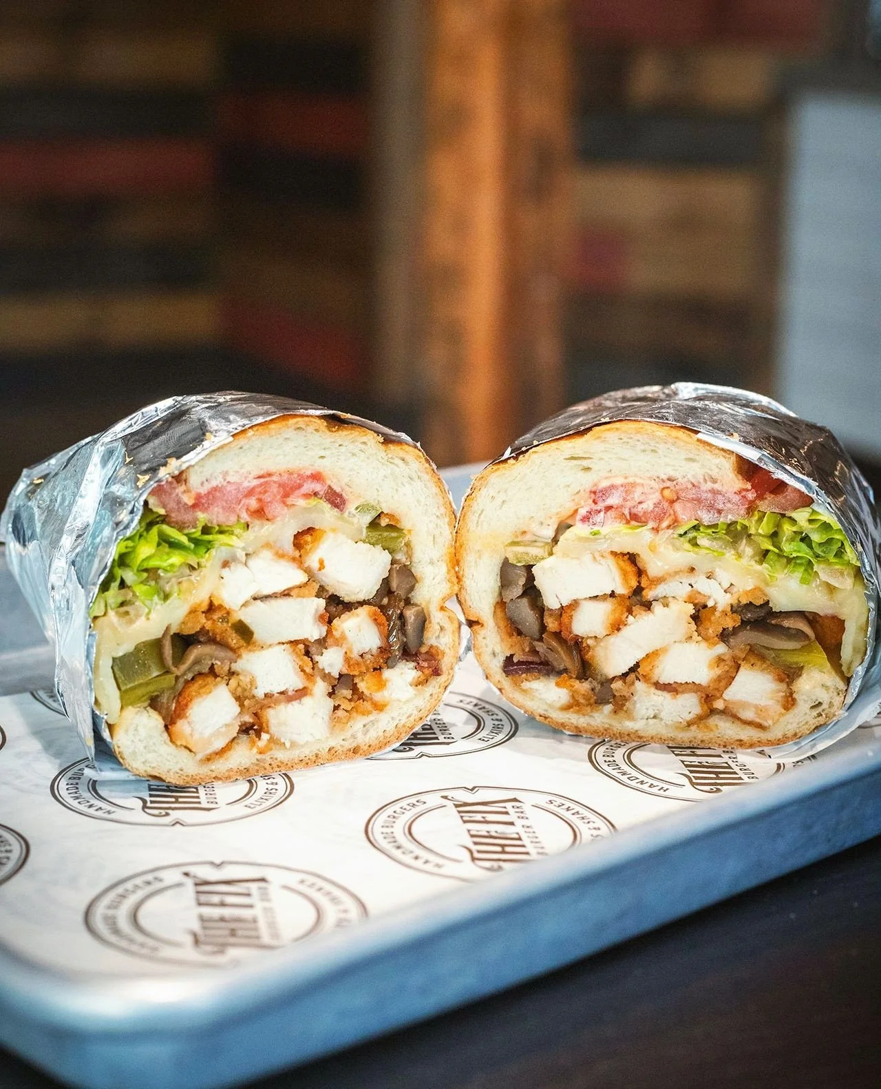 NEW Bodega Series Sandro dropping soon, in the meantime, it's a great day to pick up one of these bad Larrys, only at the QuickFix in Worcester!⁠
⁠
Chopped Chicken Bomb Bodega Sandwich⁠
Crispy fried chicken, grilled mushrooms and onions, pickled jala