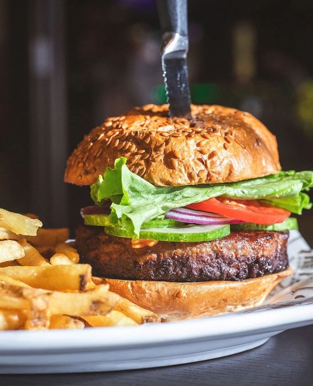 You know that friend who was REALLY mad when we took Beyond Burgers off the menu? Yeah, go ahead and tag them.⁠
⁠
BEYOND BURGERS ARE BACK AT THE FIX!⁠
⁠
Your favorite plant-based patty has made its long-awaited return. Spread the word and come get on