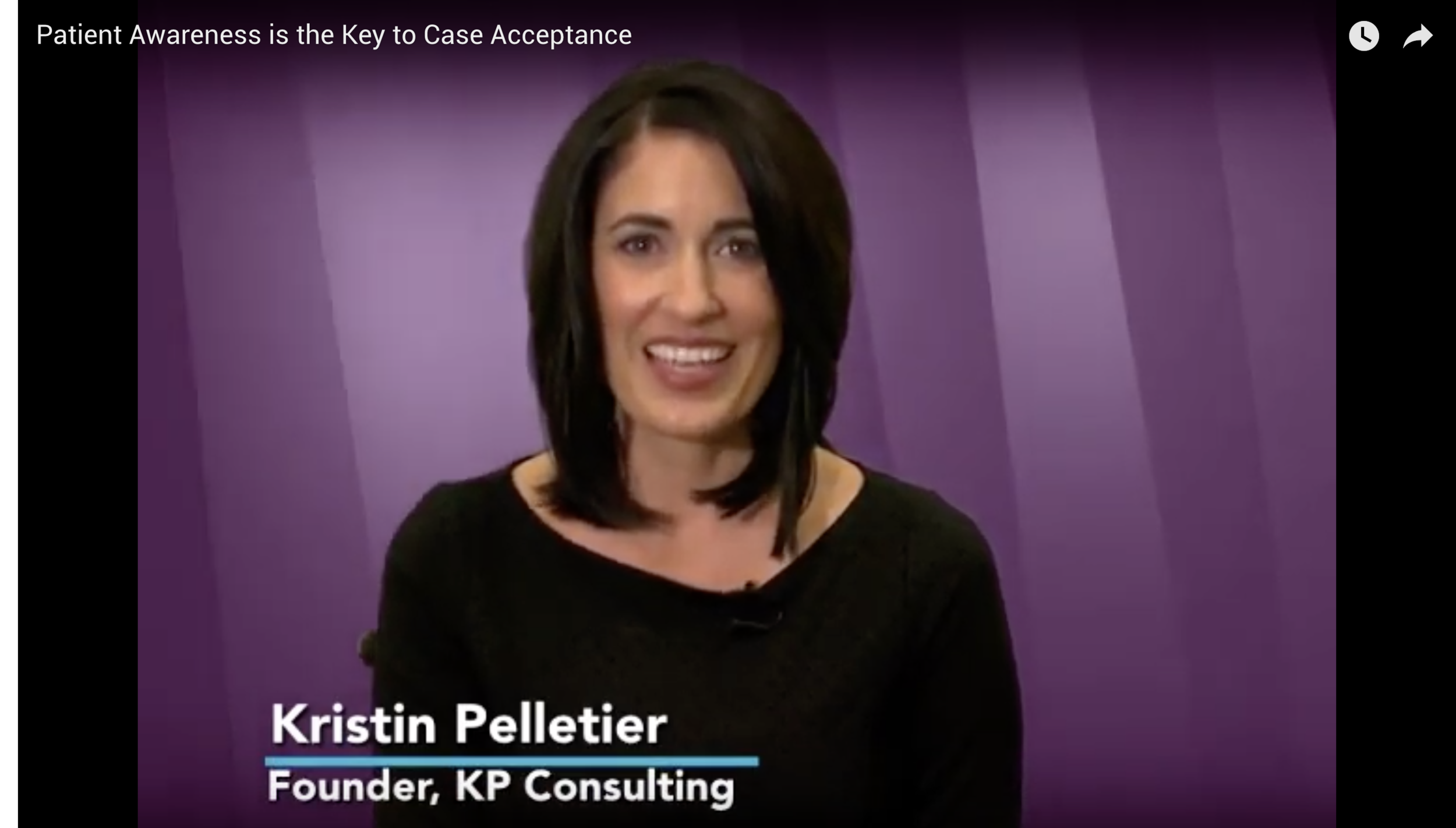 Patient Awareness is the Key to Case Acceptance