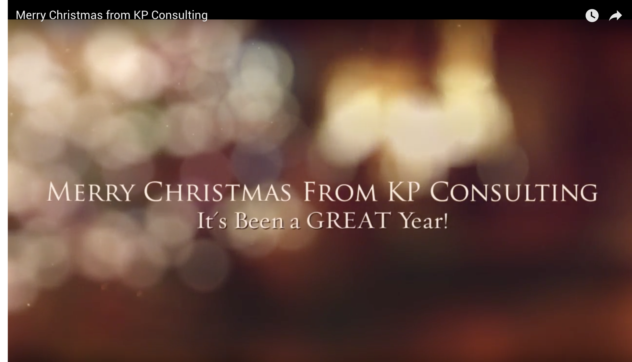 Merry Christmas from KP Consulting