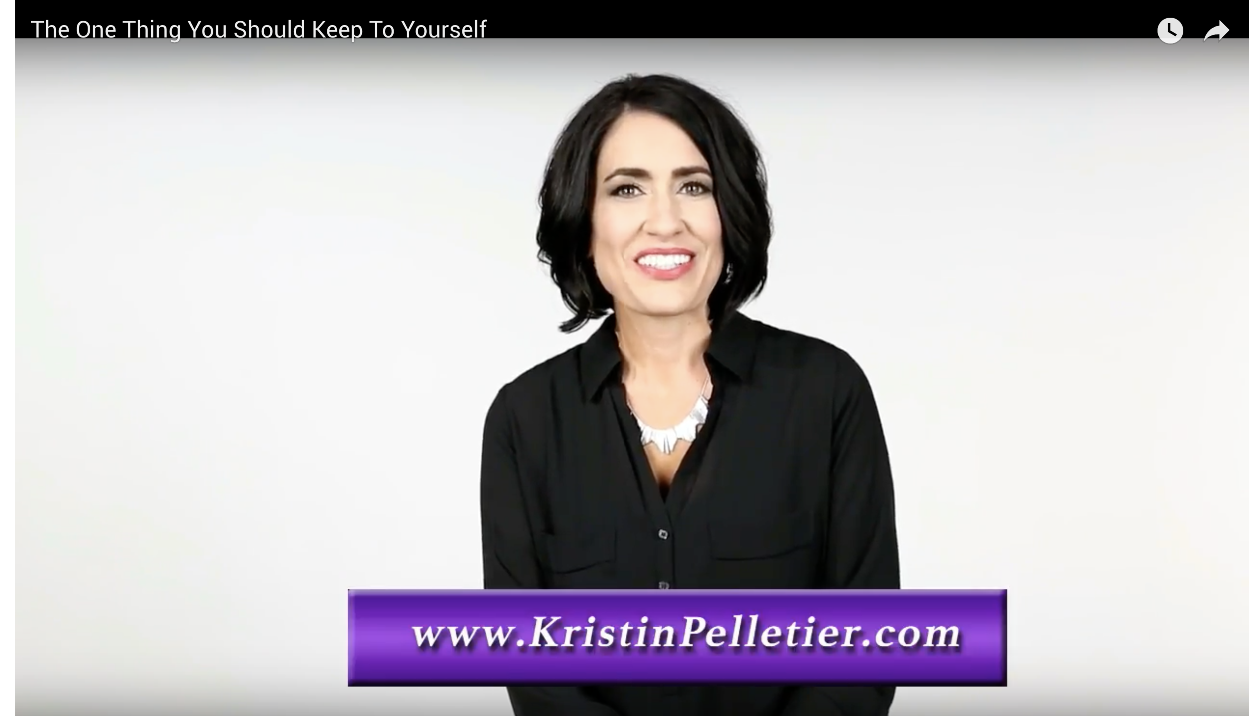 The One Thing You Should Keep To Yourself