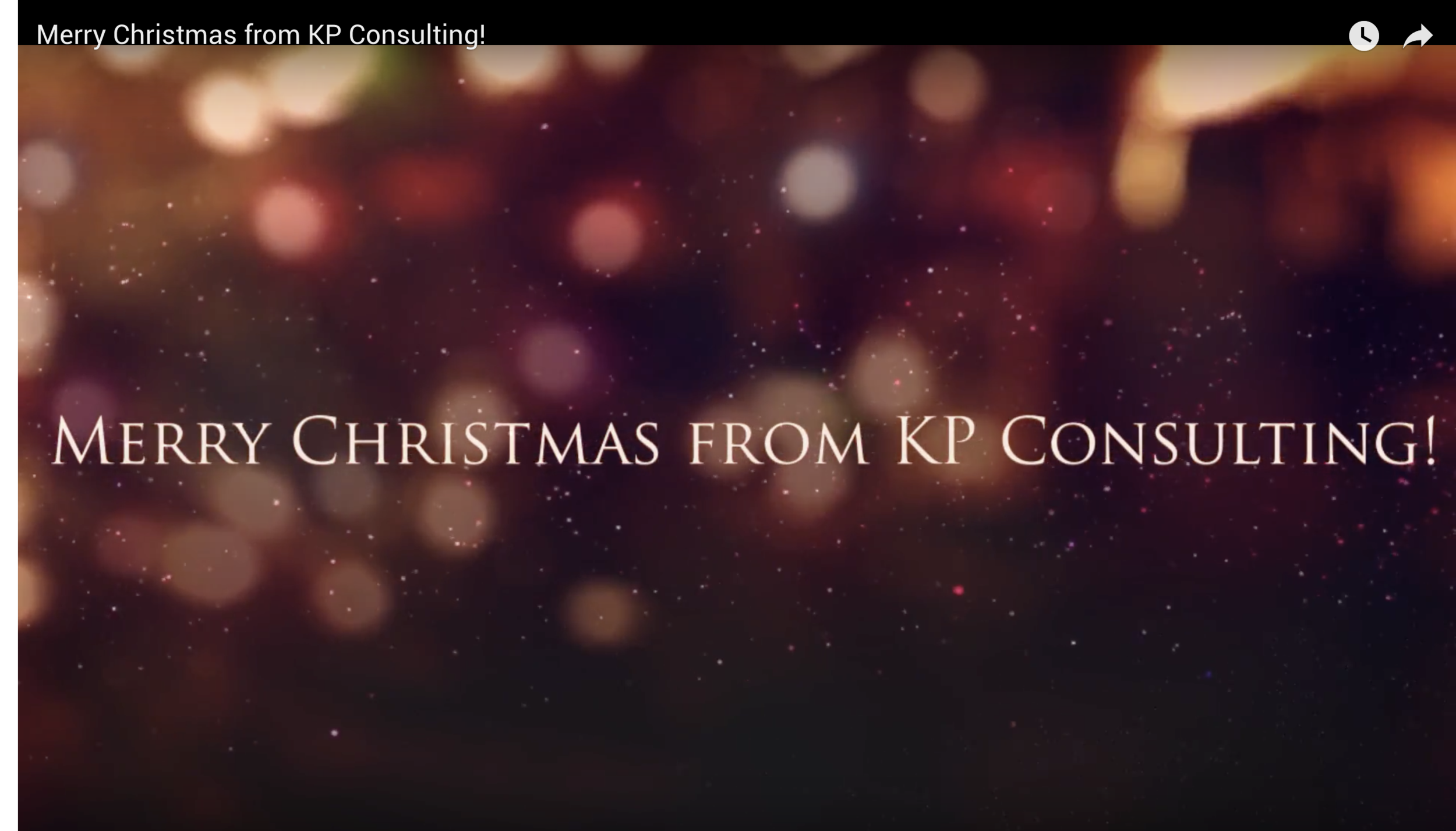 Merry Christmas from KP Consulting!