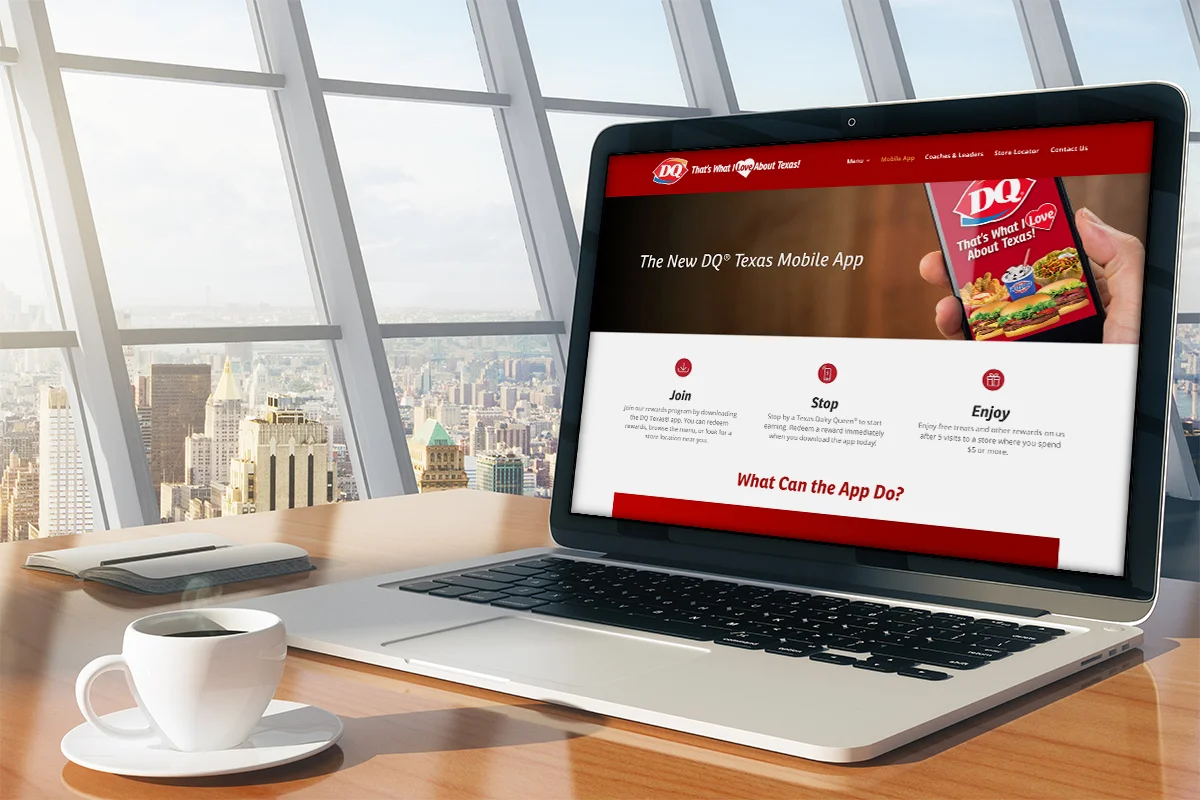 DQ Texas Website Development