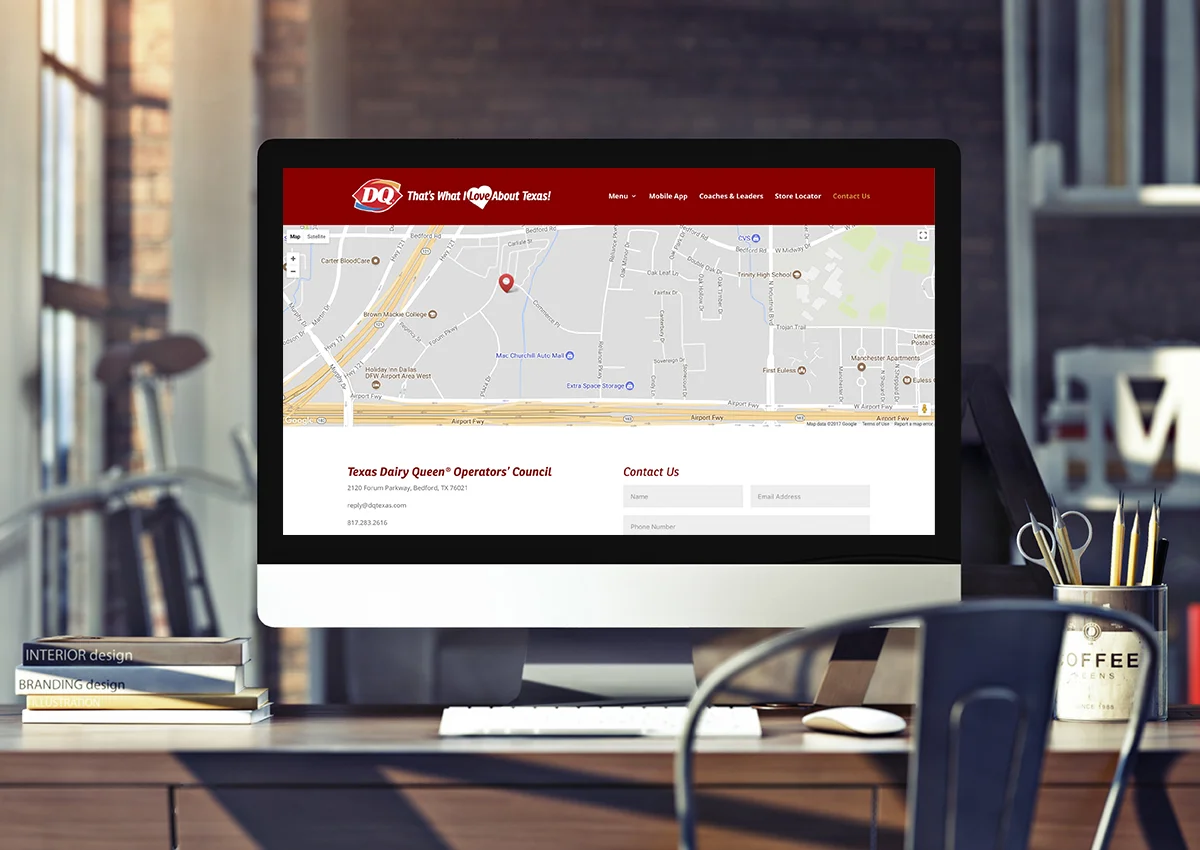 DQ Texas Website Development