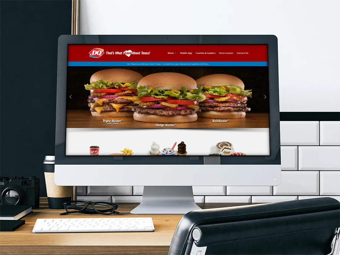DQ Texas Website Development