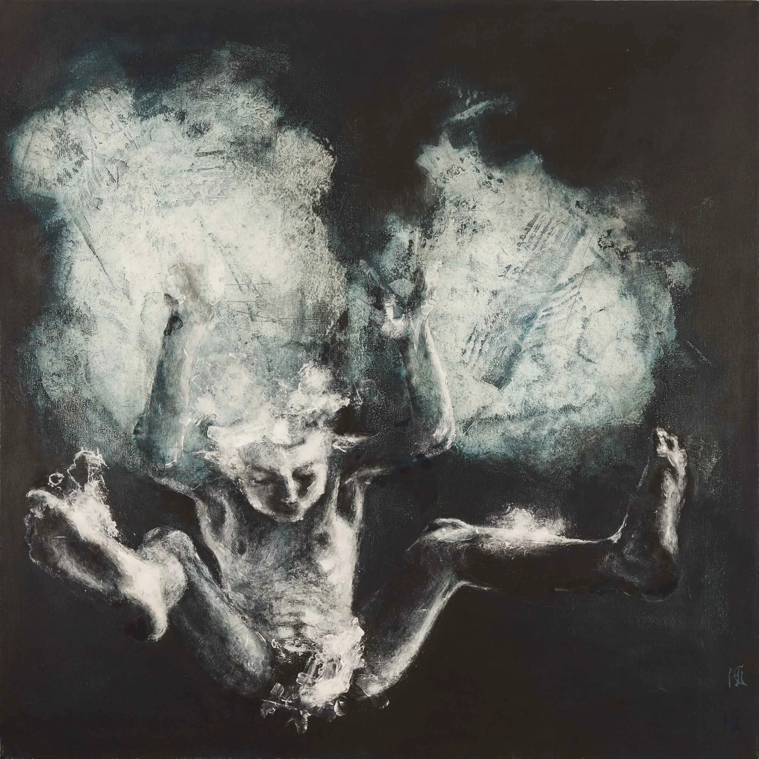 Urknall 2011 100 x 100 cm