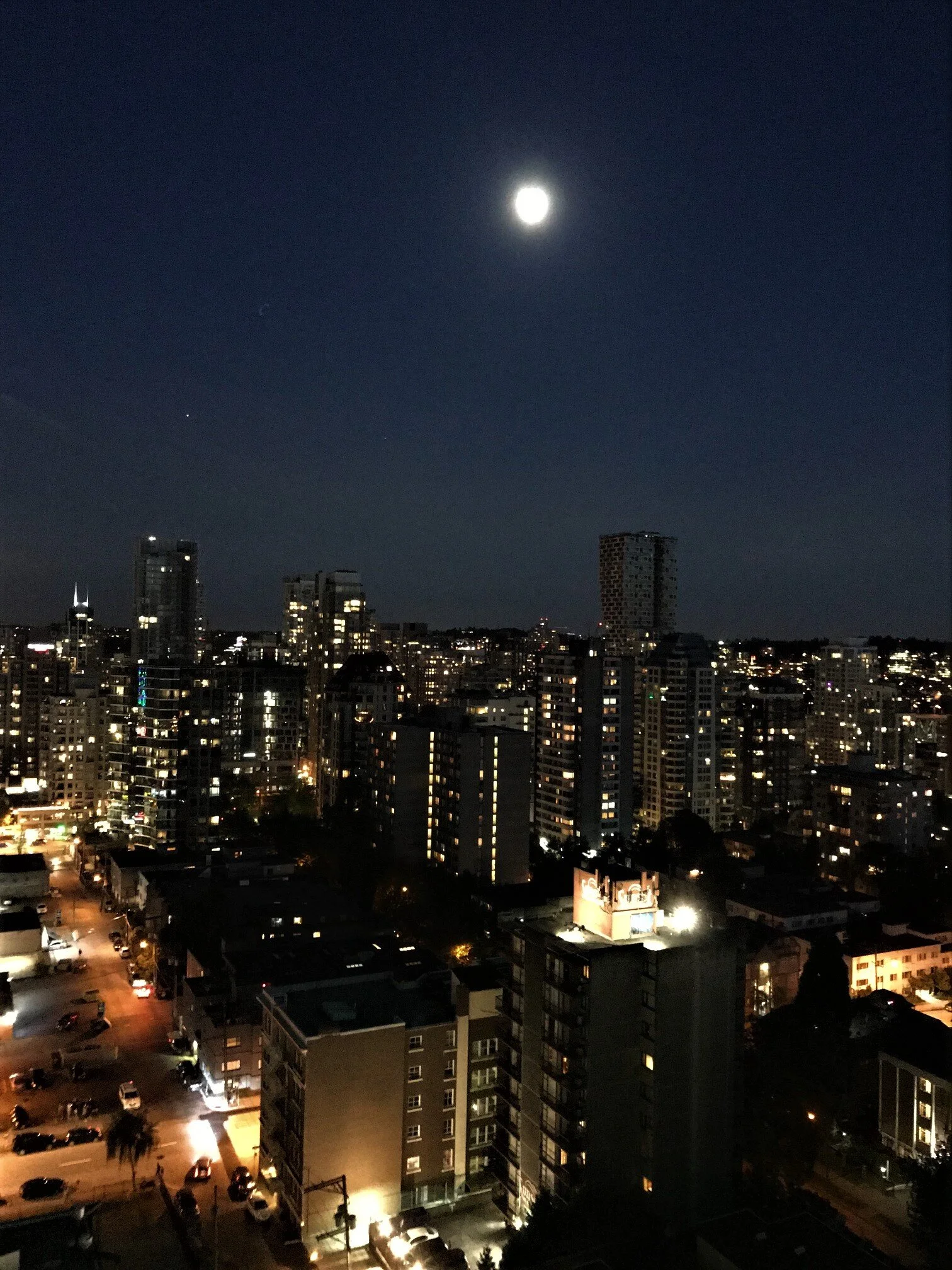 Vancouver City by Moonlight