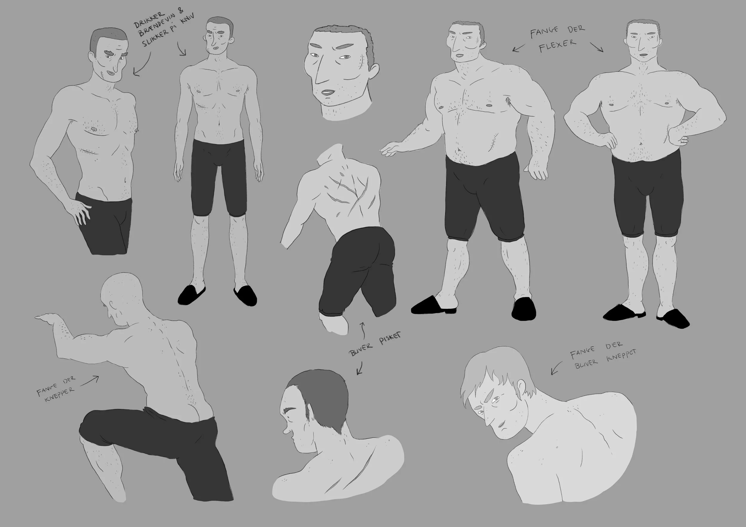 Prisoner character designs