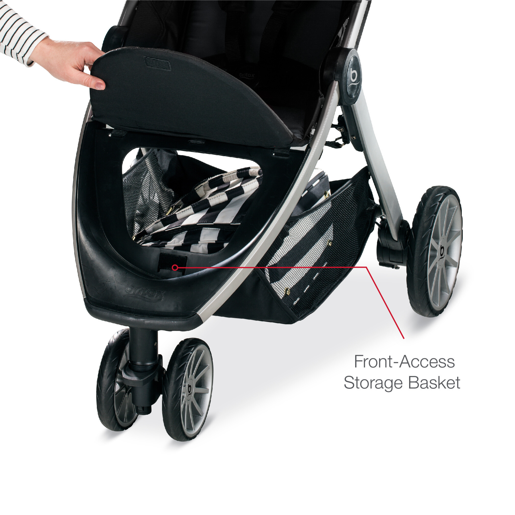 britax b lively raven