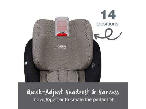 Gray Contour Adjustable Headrest (Copy)
