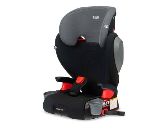 Black Ombre Naturally FR Highpoint  Belt Positioning Booster Seat Left Facing (Copy)