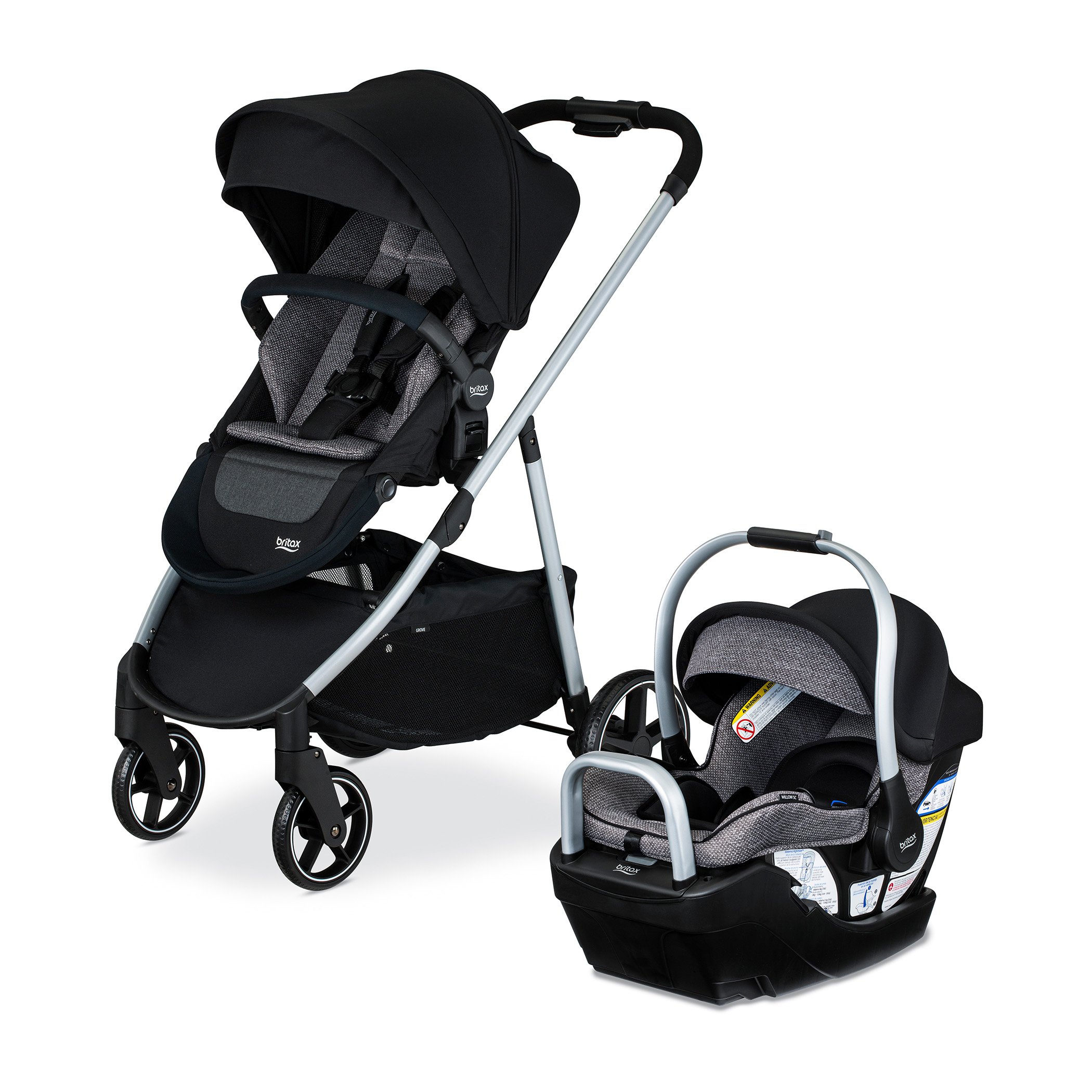 Willow SC Infant Car Seat and Grove Stroller Left Facing