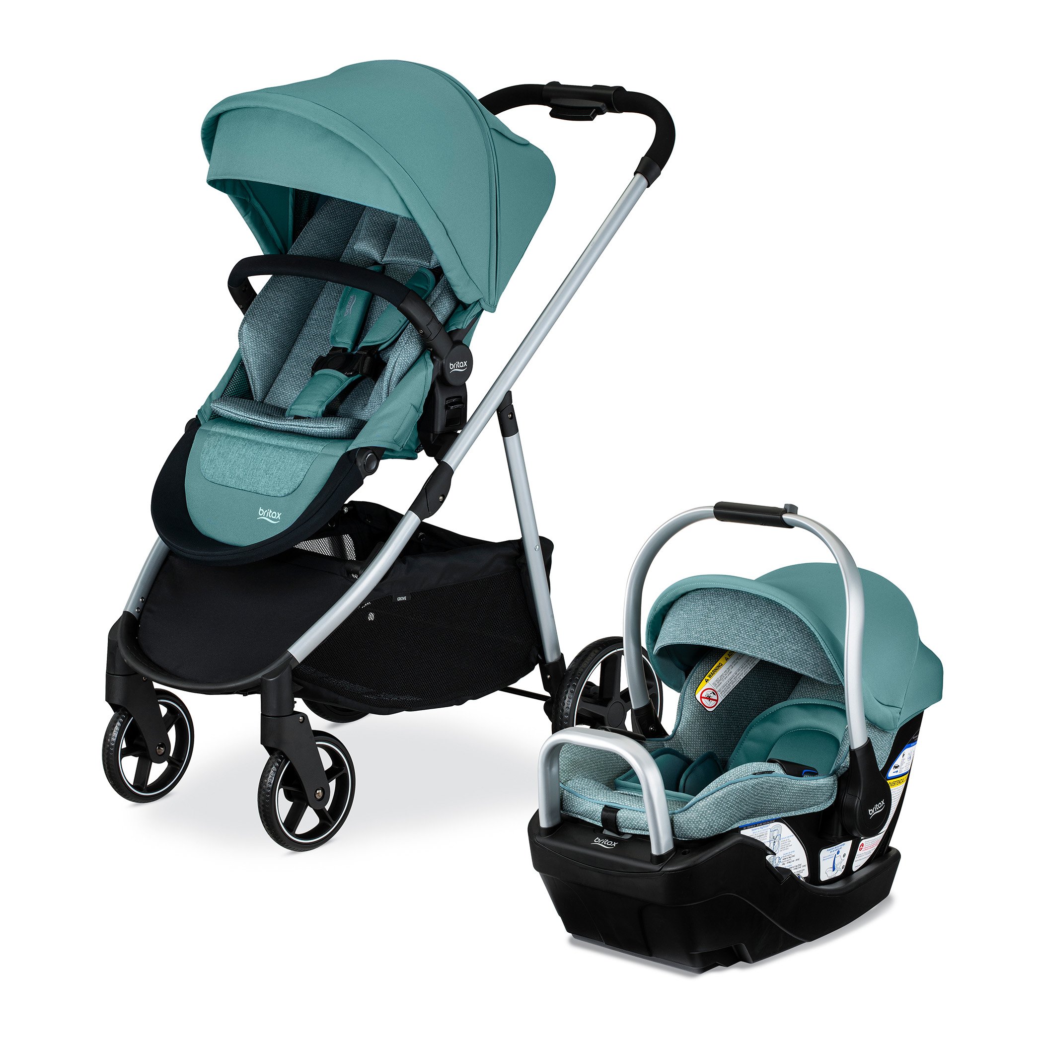 Willow SC Infant Car Seat and Grove Stroller Left Facing