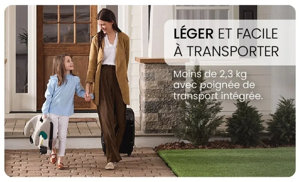 Léger et facile à transporter.