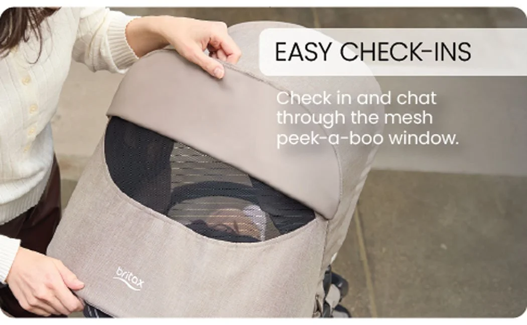 Mesh peek-a-boo window