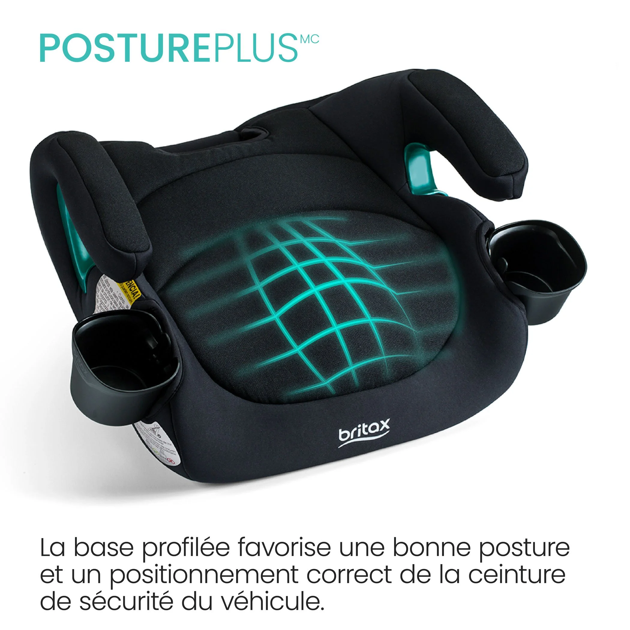 Conçu pour le confort. Siège profilé PosturePlus. 