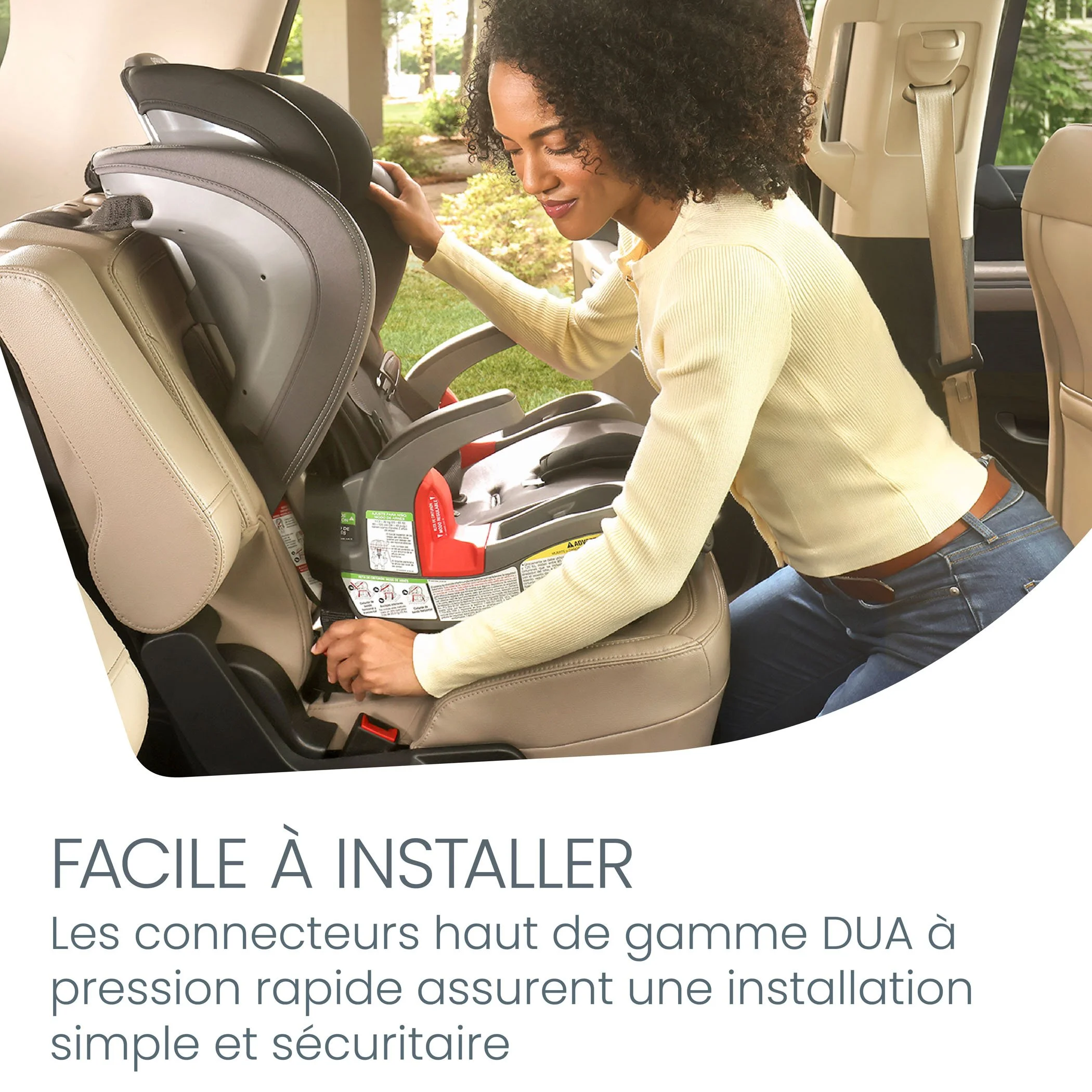 Facile à installer les connecteurs haut de gamme DUA à pression rapide assurent une installation simple et sécuritaire