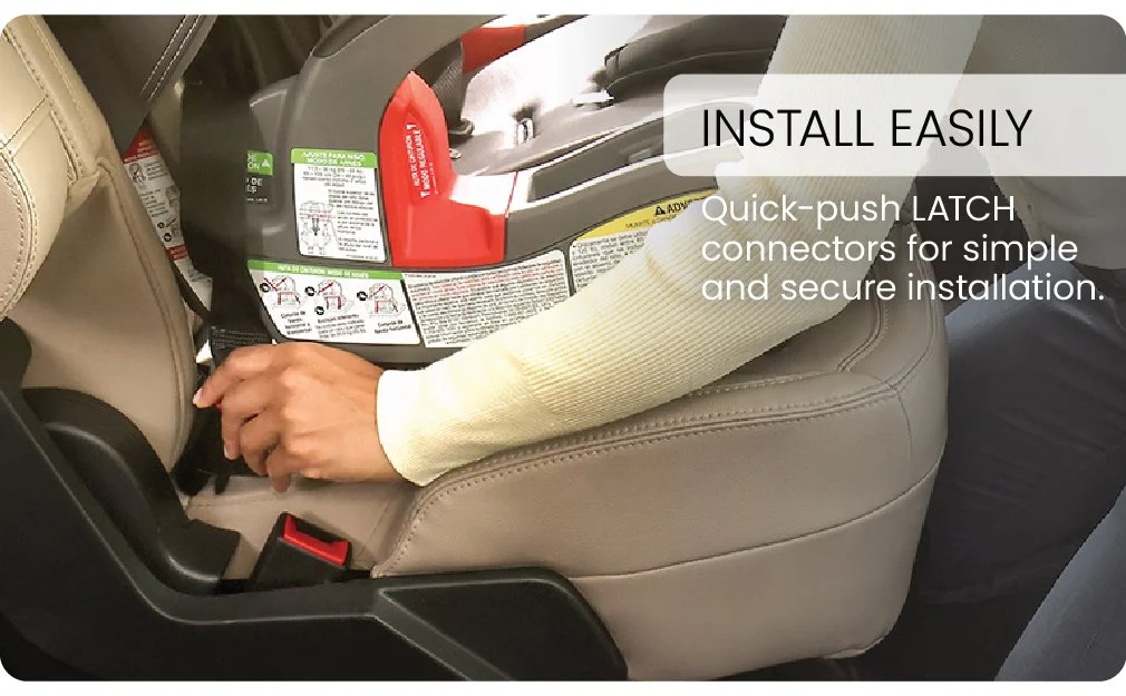 Easy installation with Quick-push LUAs connectors
