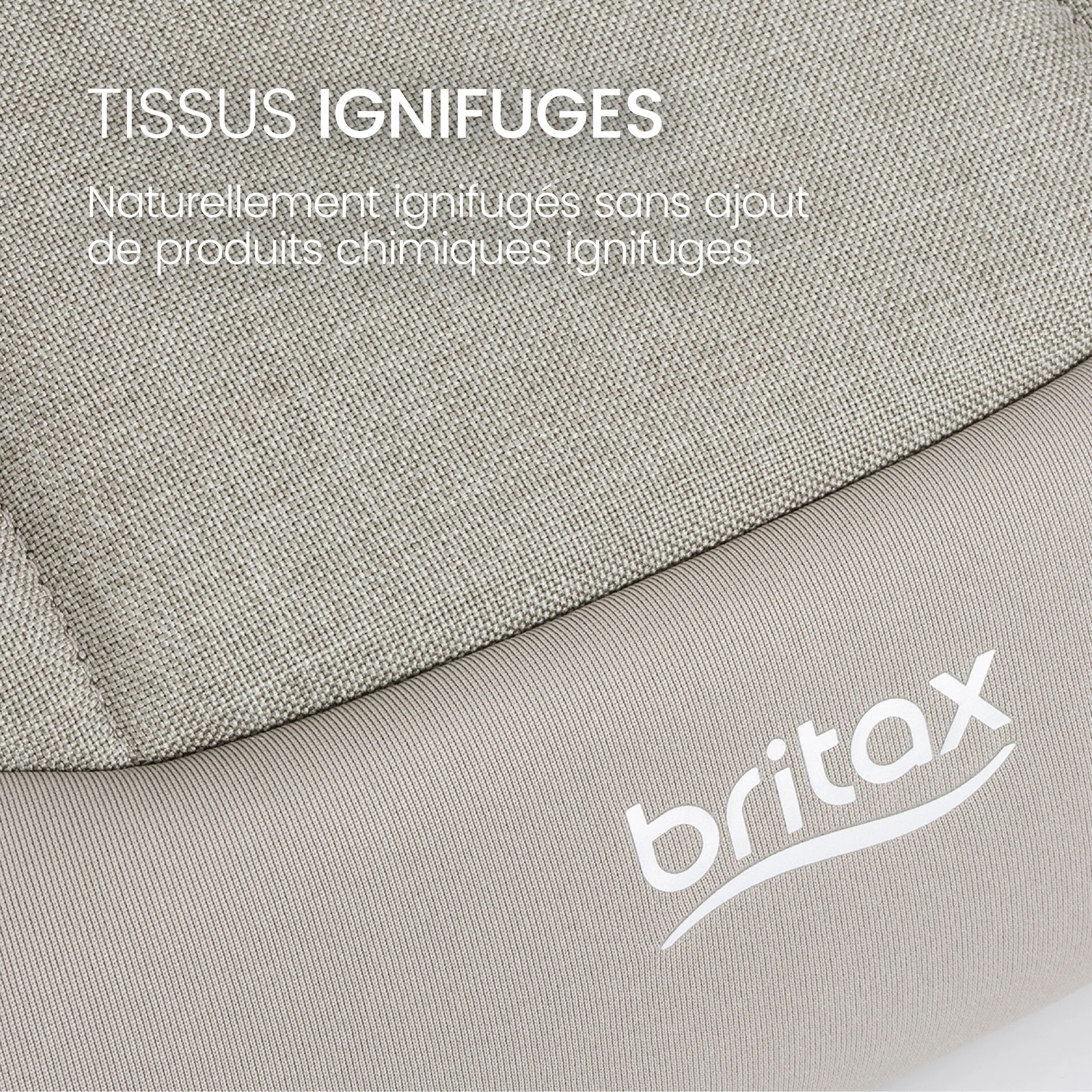 Tissus ignifuges. Naturellement ignifugés sans ajout de produits chimiques ignifuges.