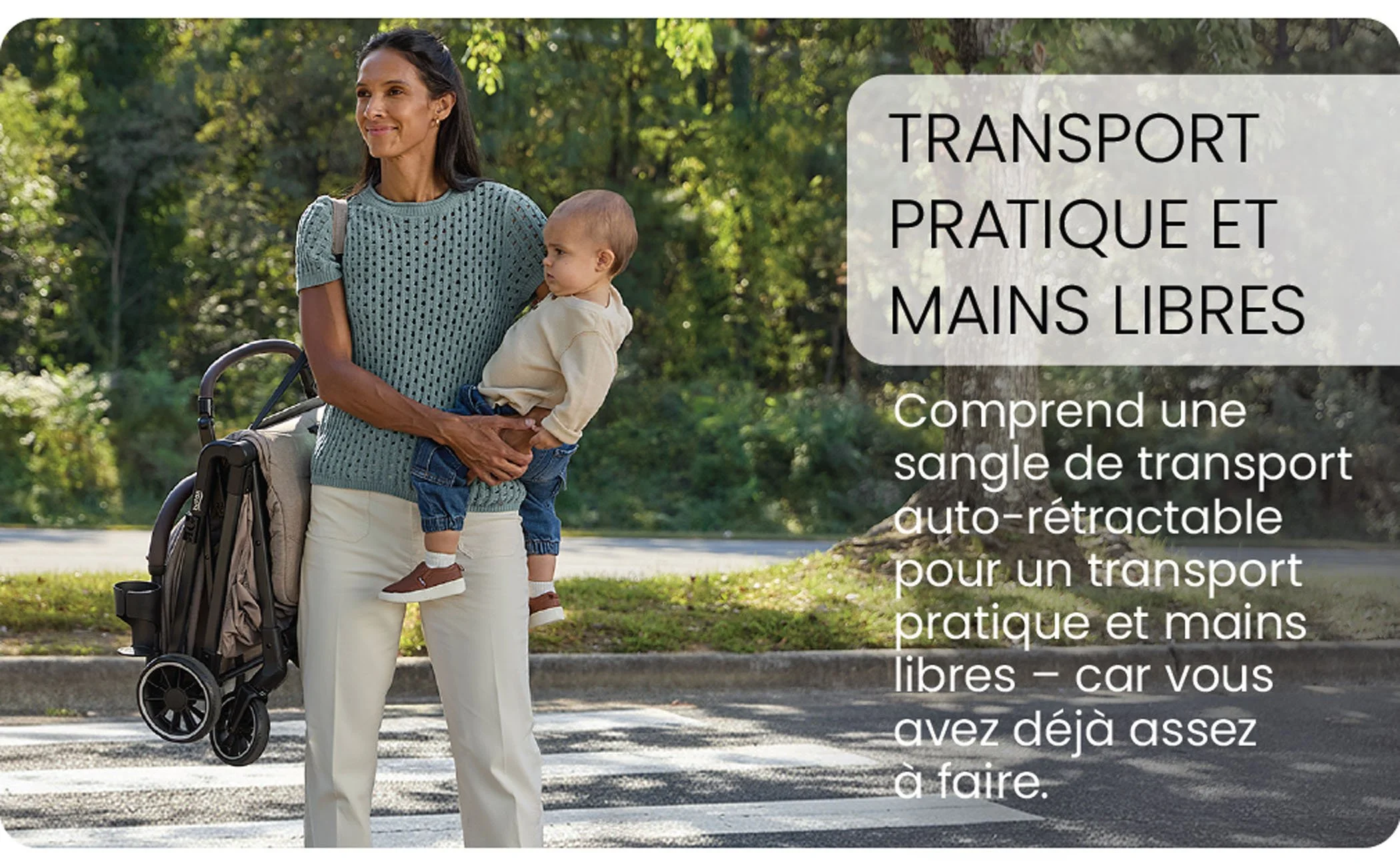 Transport pratique et mains libres