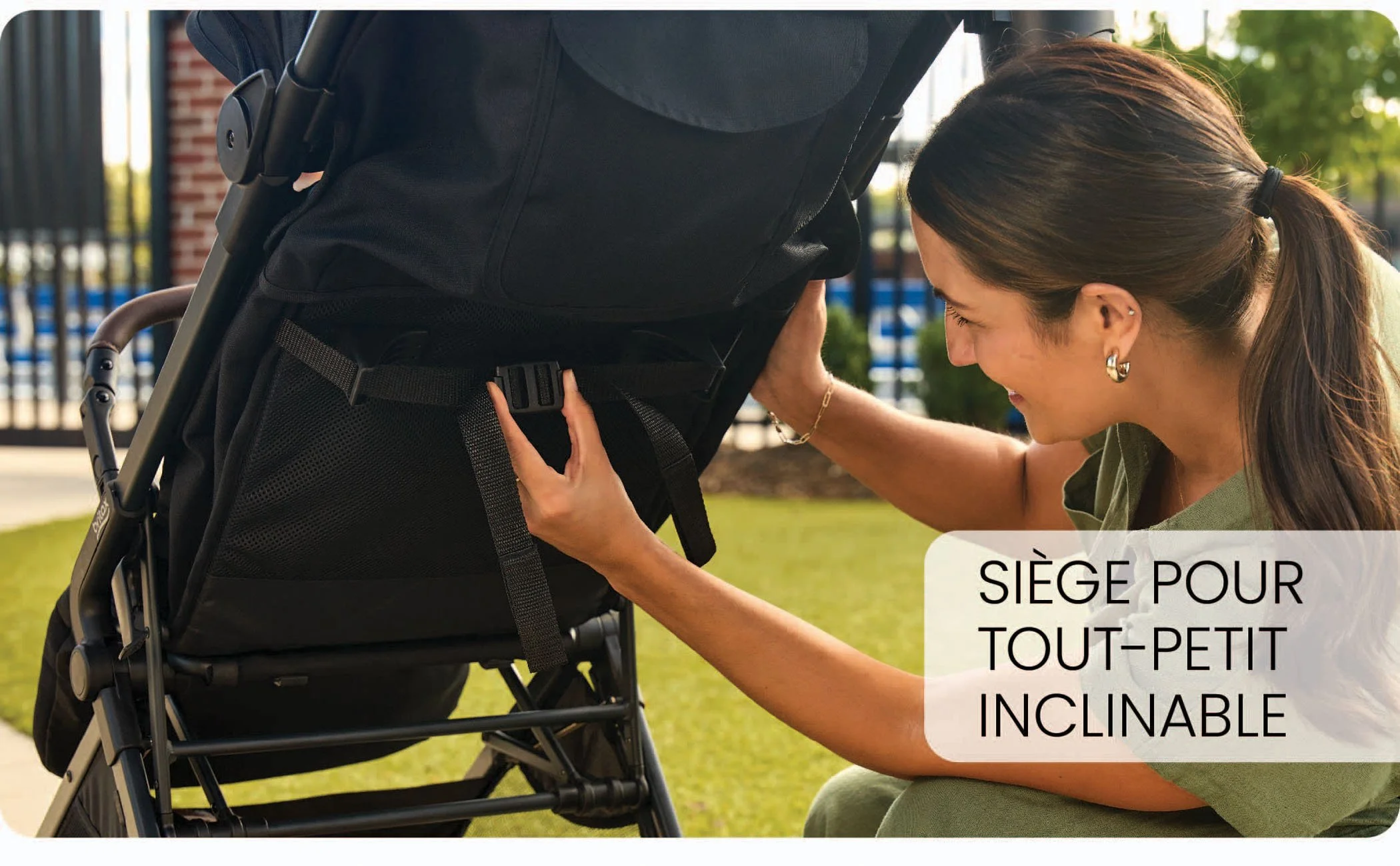 Inclinaison et repose-pieds réglables