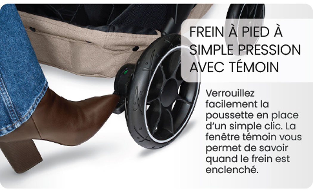 Frein à une touche.