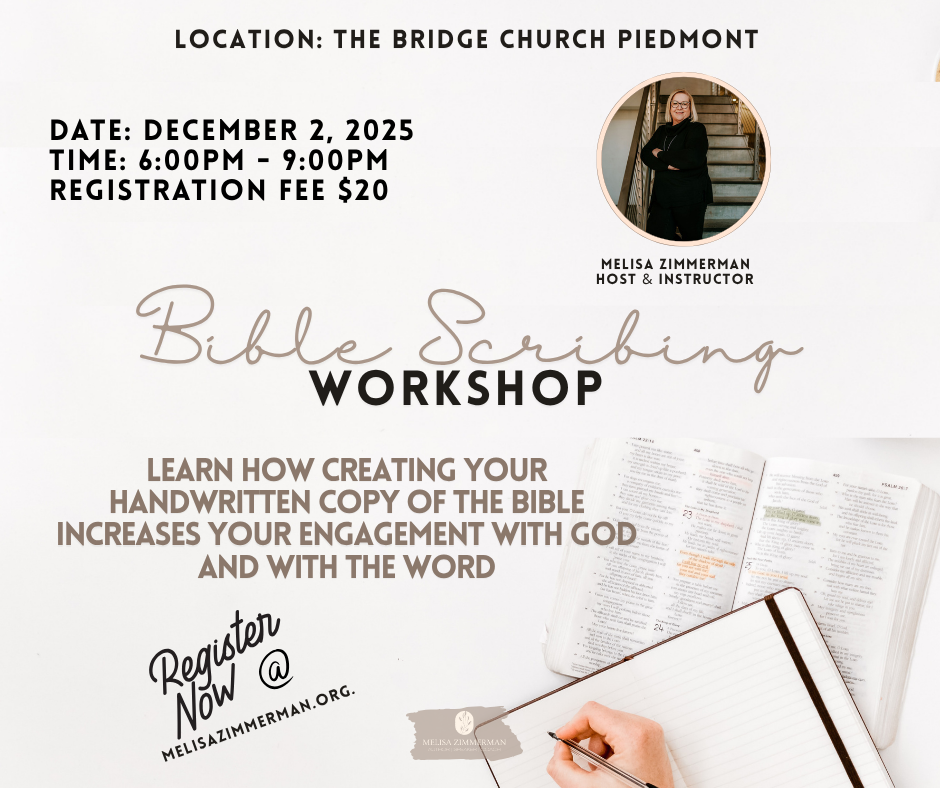 Bible Scribing Workshop